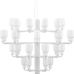 Normann Copenhagen Amp chandelier, large, white