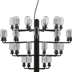 Normann Copenhagen Amp chandelier, large, smoke - black