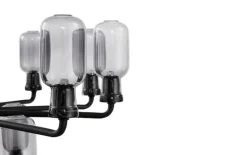 Normann Copenhagen Amp chandelier, small, smoke - black