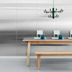 Normann Copenhagen Amp chandelier, small, gold - green