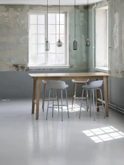 Normann Copenhagen Amp lamp, small, smoke - brass