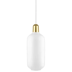 Normann Copenhagen Amp lamp, large, white - brass