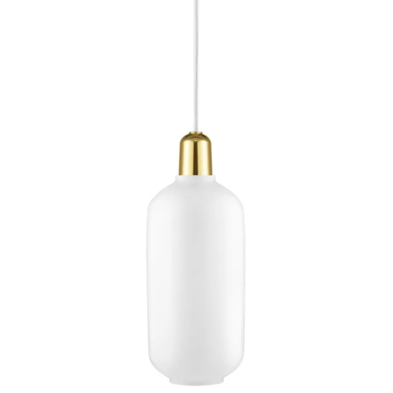 Normann Copenhagen Amp lamp, large, white - brass