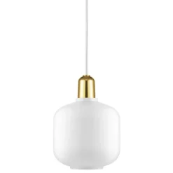 Normann Copenhagen Amp lamp, small, white - brass