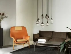 Normann Copenhagen Amp pendant, small, smoke - black