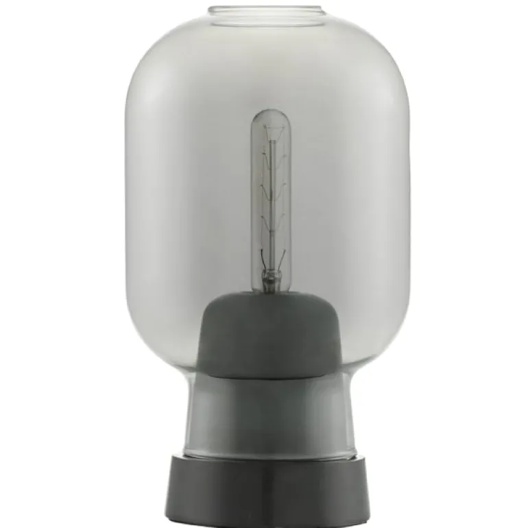 Normann Copenhagen Amp table lamp, smoke - black
