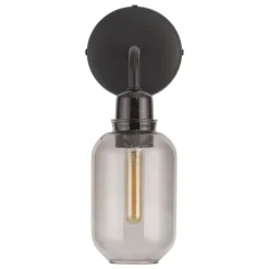 Normann Copenhagen Amp wall lamp, smoke - black