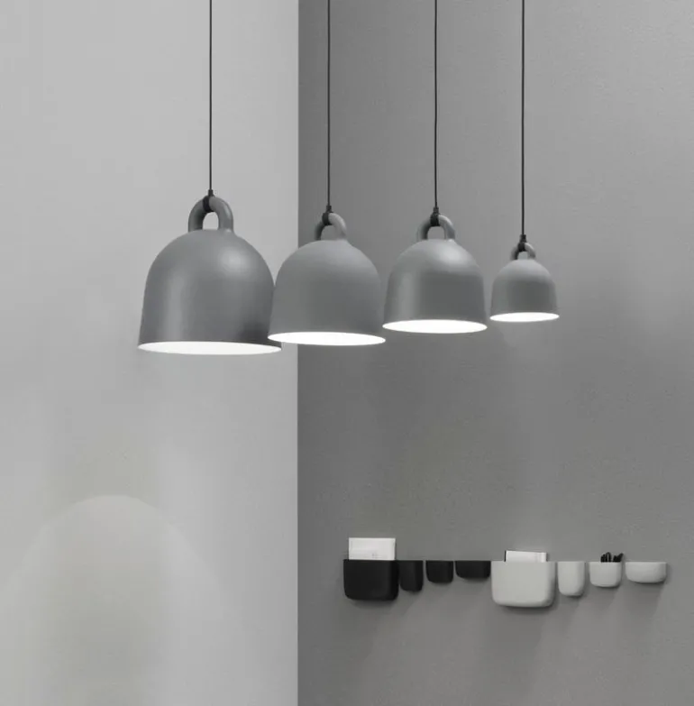 Normann Copenhagen Bell pendant XS, grey