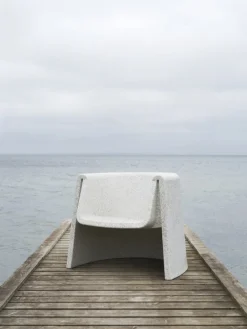 Normann Copenhagen Bit lounge chair, white