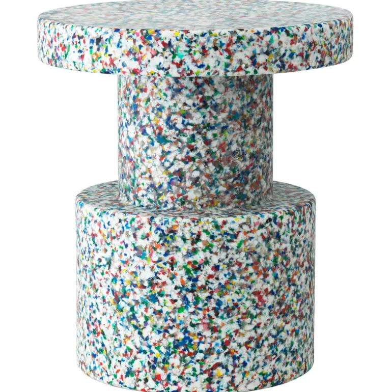 Normann Copenhagen Bit stool, white - multi