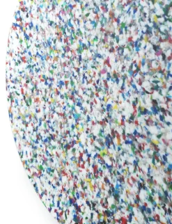 Normann Copenhagen Bit stool, white - multi