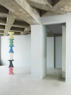 Normann Copenhagen Bit stool, cone, yellow