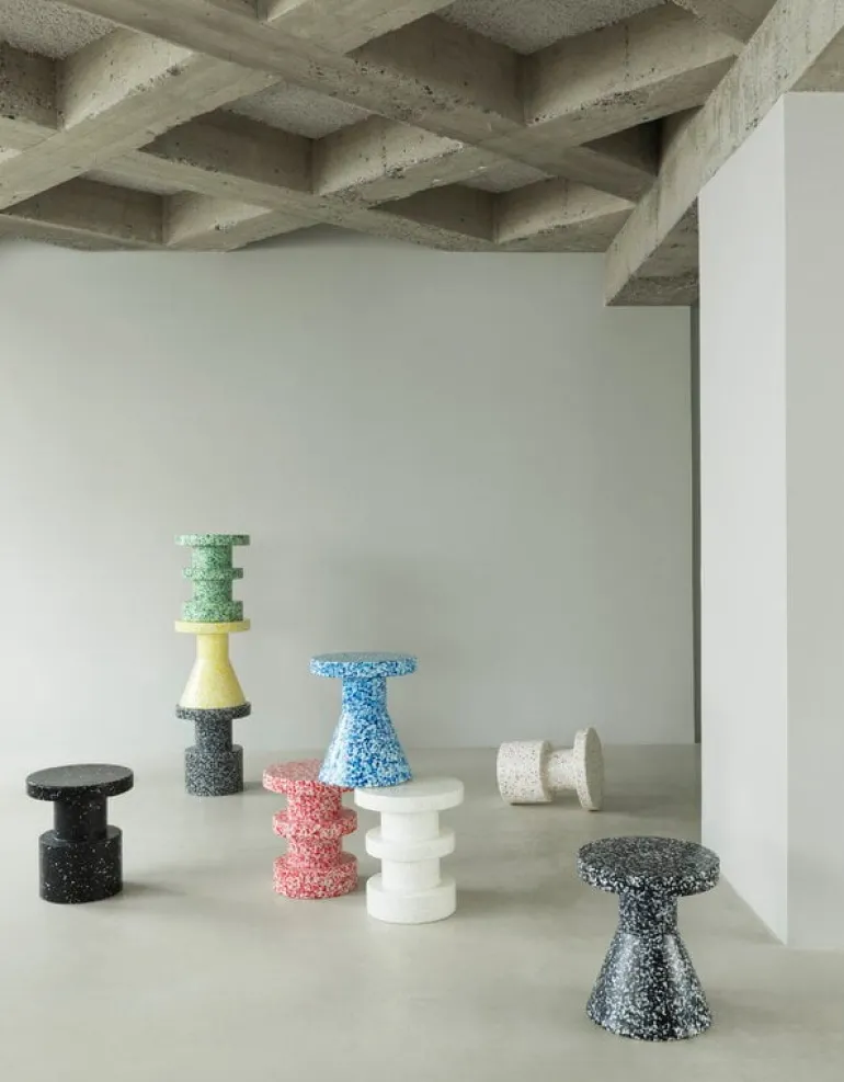 Normann Copenhagen Bit stool, white