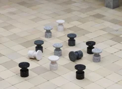 Normann Copenhagen Bit stool, white