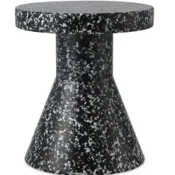 Normann Copenhagen Bit stool, cone, black - white