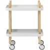 Normann Copenhagen Block table trolley, light grey