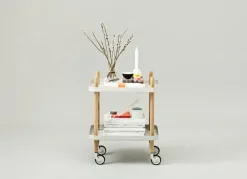 Normann Copenhagen Block table trolley, light grey