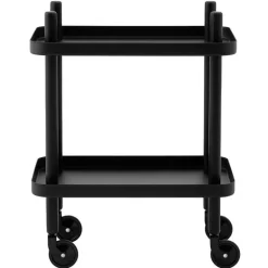 Normann Copenhagen Block table trolley, all black