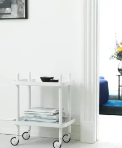 Normann Copenhagen Block table trolley, all white