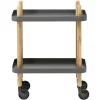Normann Copenhagen Block table trolley, dark grey