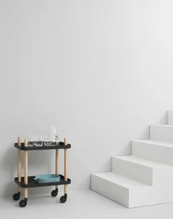 Normann Copenhagen Block table trolley, dark grey