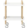 Normann Copenhagen Block table trolley, white