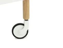 Normann Copenhagen Block table trolley, white