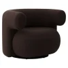 Normann Copenhagen Burra lounge chair, swivel with return, UDA06