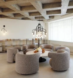 Normann Copenhagen Burra lounge chair, swivel with return, Zero 0011