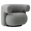 Normann Copenhagen Burra lounge chair, swivel, Hallingdal 0110