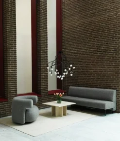 Normann Copenhagen Burra lounge chair, swivel, Hallingdal 0110