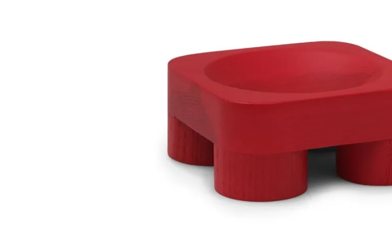 Normann Copenhagen Chub bowl, small, bright red