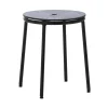 Normann Copenhagen Circa stool, black steel - black oak
