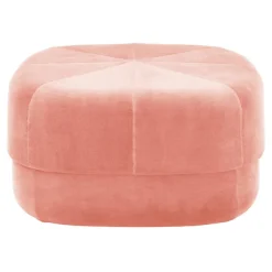 Normann Copenhagen Circus pouf, large, blush velour