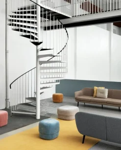 Normann Copenhagen Circus pouf, small, blush velour