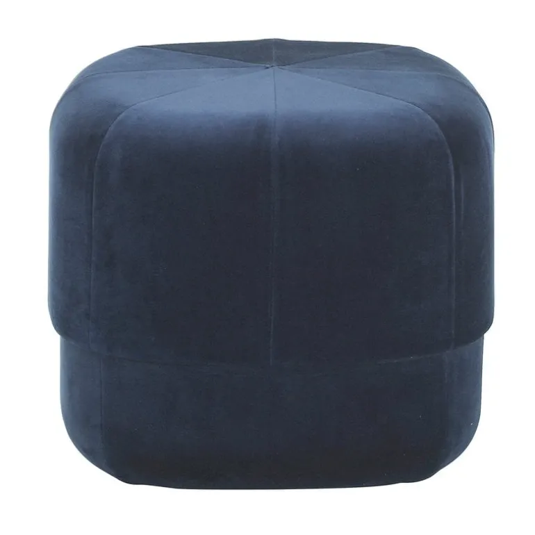 Normann Copenhagen Circus pouf, small, dark blue velour