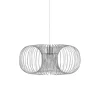 Normann Copenhagen Coil pendant, 50 cm, stainless steel