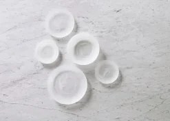 Normann Copenhagen Cosmic glass plate, 27 cm, white