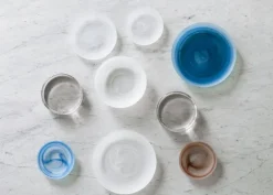 Normann Copenhagen Cosmic glass plate, 27 cm, white