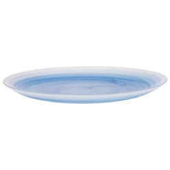 Normann Copenhagen Cosmic glass plate, 27 cm, blue