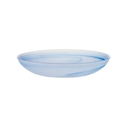 Normann Copenhagen Cosmic deep glass plate, 22 cm, blue