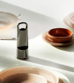 Normann Copenhagen Cosmic glass plate, 16 cm, brown