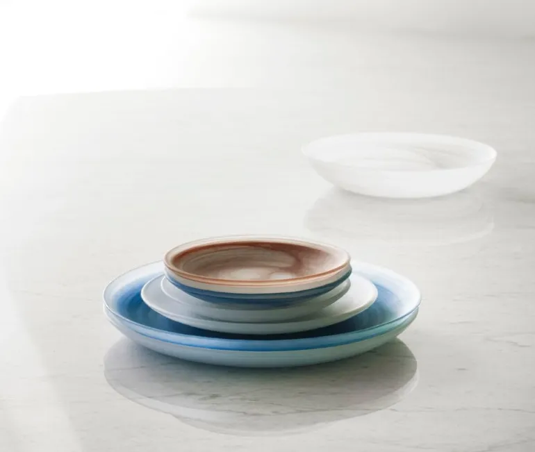 Normann Copenhagen Cosmic glass plate, 16 cm, brown