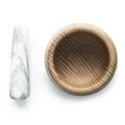 Normann Copenhagen Craft Mortar and Pestle, white