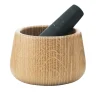 Normann Copenhagen Craft Mortar and Pestle, black