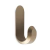 Normann Copenhagen Curve mini hook, 2 pcs, matt gold
