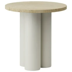 Normann Copenhagen Dit table, sand - light travertine