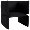 Normann Copenhagen Fold lounge chair, black Ultra leather