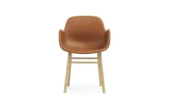 Normann Copenhagen Form armchair, oak - brandy leather Ultra