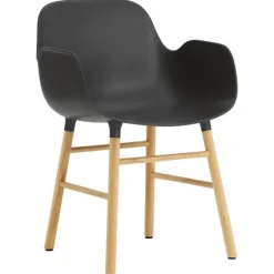 Normann Copenhagen Form armchair, black - oak